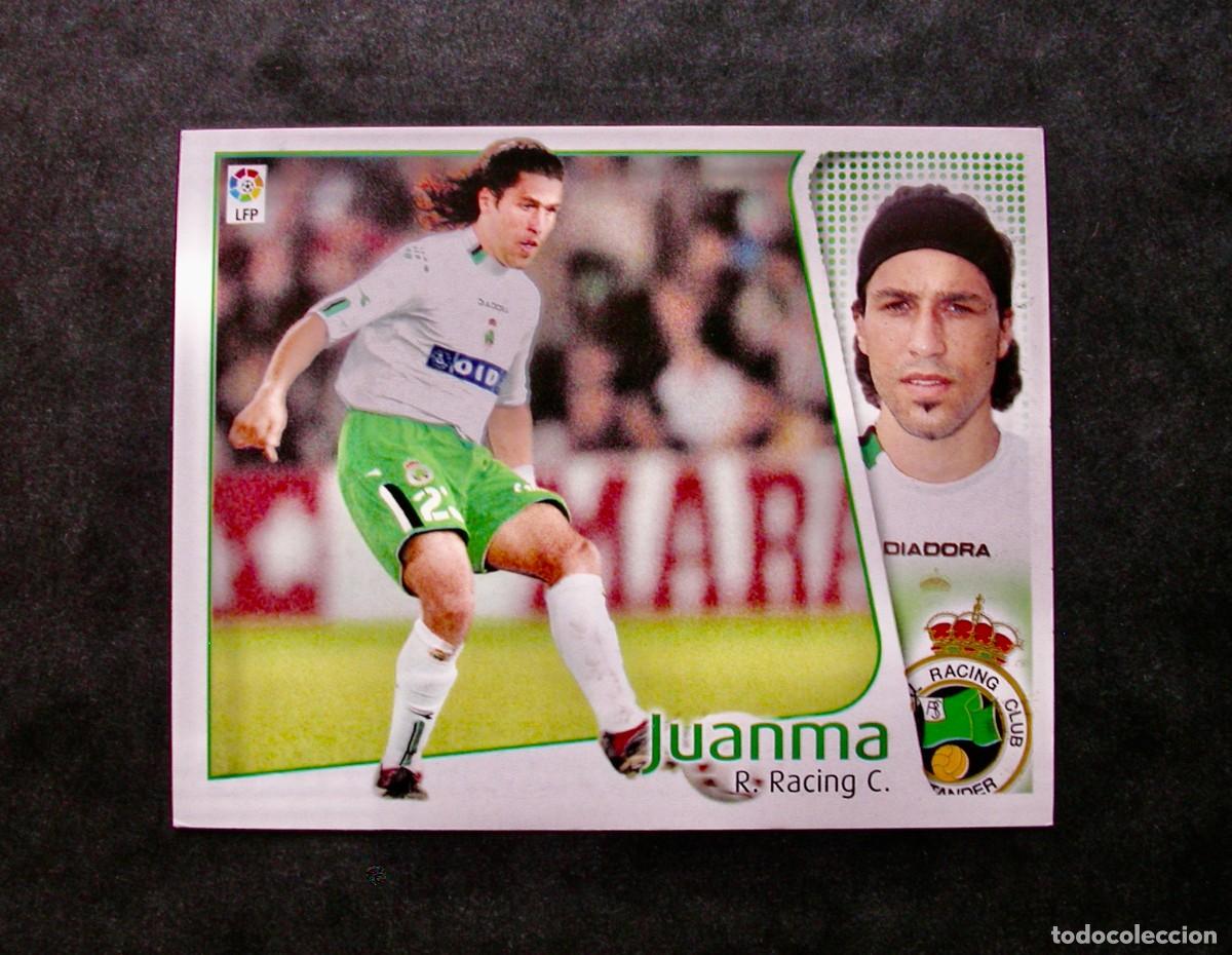 Cromos de f&uacute;tbol: JUANMA / RACING DE SANTANDER / EDICIONES ESTE LIGA 2004-2005 04-05 / NUNCA PEGADO