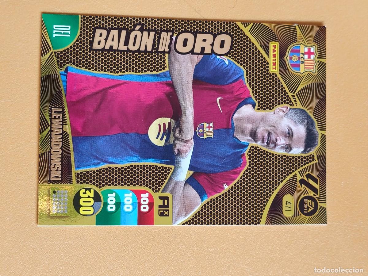 Cromos de f&uacute;tbol: adrenalyn 2024 25 balon oro lewandowski