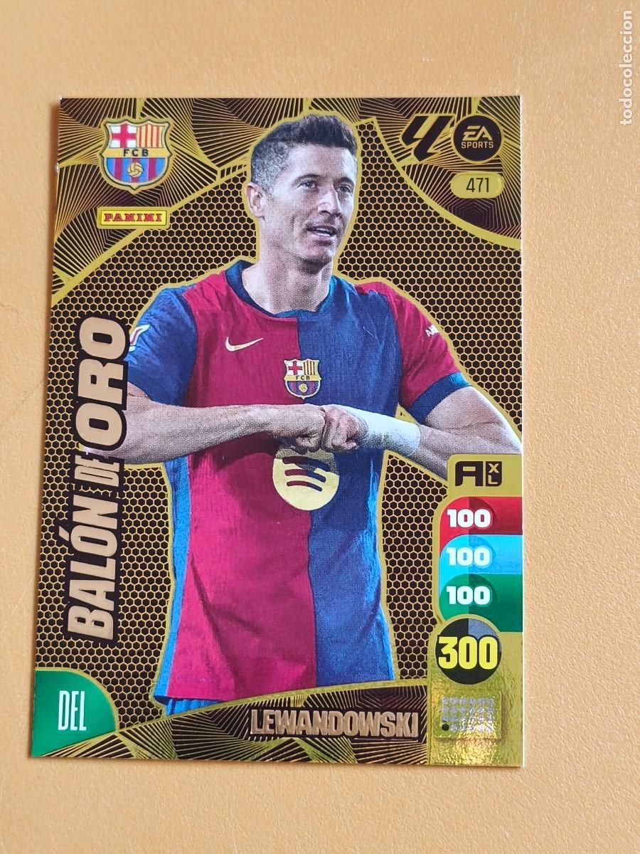 Fu&szlig;ball-Sticker: adrenalyn 2024 25 balon oro lewandowski