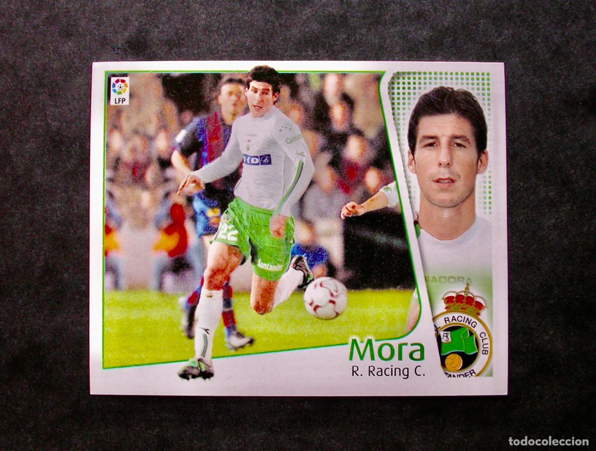 Cromos de f&uacute;tbol: MORA / RACING DE SANTANDER / EDICIONES ESTE LIGA 2004-2005 04-05 / NUNCA PEGADO