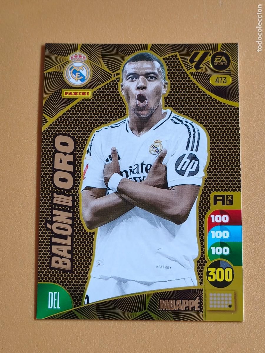 Fu&szlig;ball-Sticker: adrenalyn 2024 25 balon oro mbappe