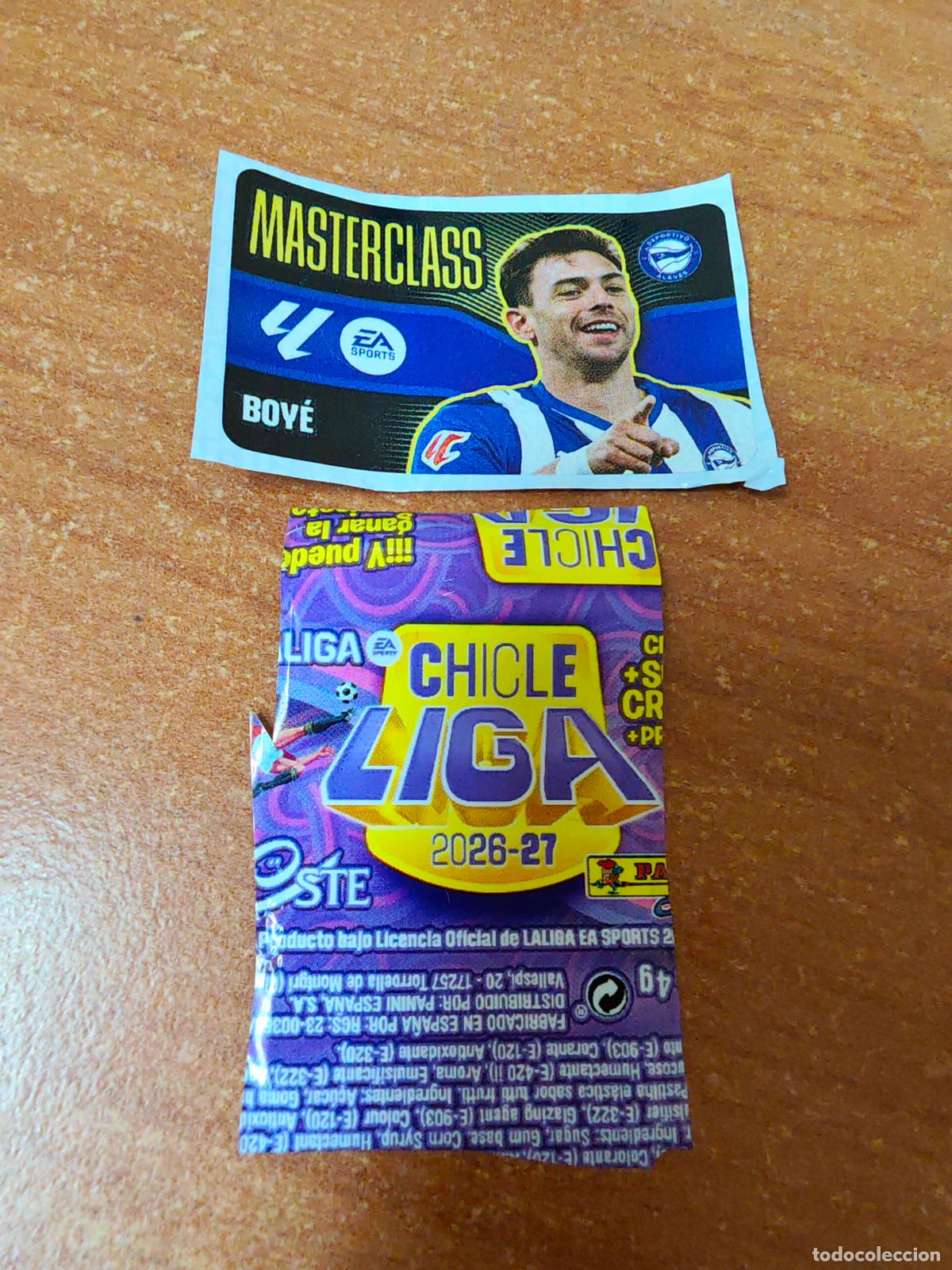 Football Stickers: CROMO CHICLES LIGA ESTE 2026/2027 MARTERCLASS ( BOYE ) ALAVES