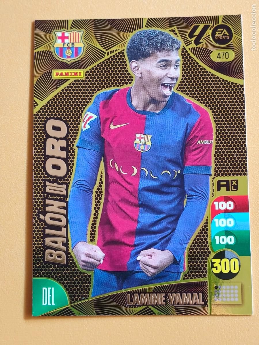 Cromos de f&uacute;tbol: adrenalyn 2024 25 balon oro lamine yamal