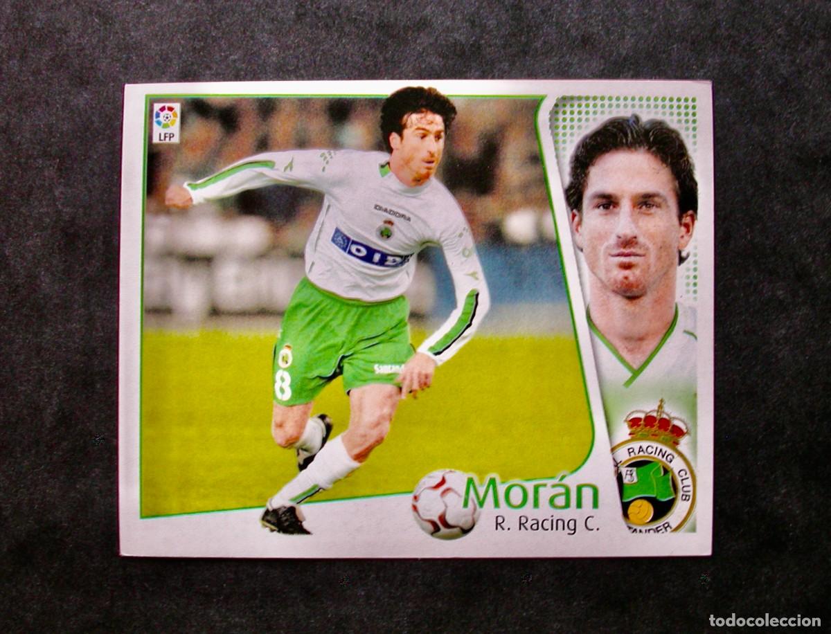 Fu&szlig;ball-Sticker: MOR&Aacute;N / RACING DE SANTANDER / EDICIONES ESTE LIGA 2004-2005 04-05 / NUNCA PEGADO