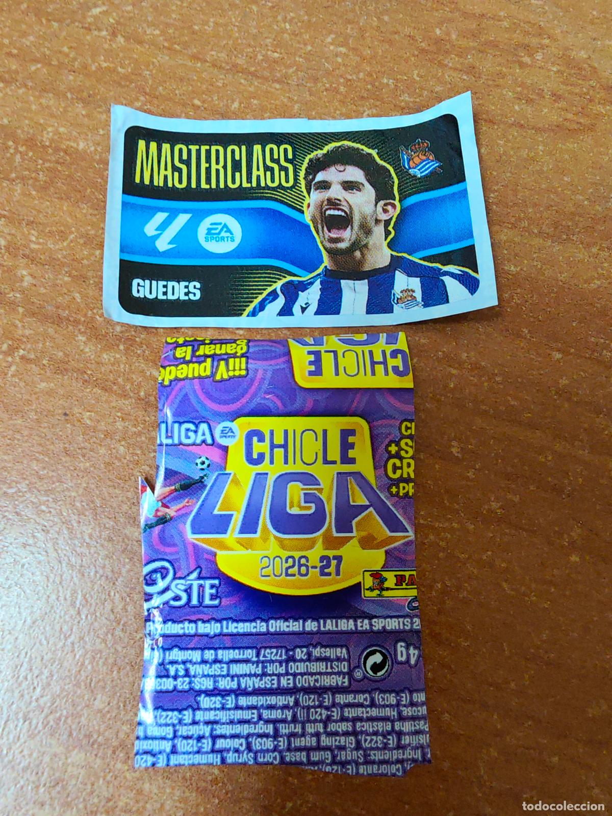 Cromos de f&uacute;tbol: CROMO CHICLES LIGA ESTE 2026/2027 MARTERCLASS ( GUEDES ) REAL SOCIEDAD