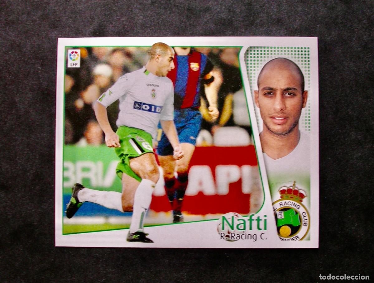 Cromos de f&uacute;tbol: NAFTI / RACING DE SANTANDER / EDICIONES ESTE LIGA 2004-2005 04-05 / NUNCA PEGADO