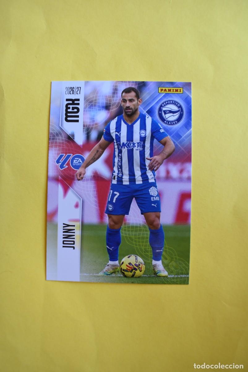 Fu&szlig;ball-Sticker: Cromo La Liga. Megacracks. 2026 2027. 26 27. Jonny. Alav&eacute;s. N. &ordm; 22. Panini