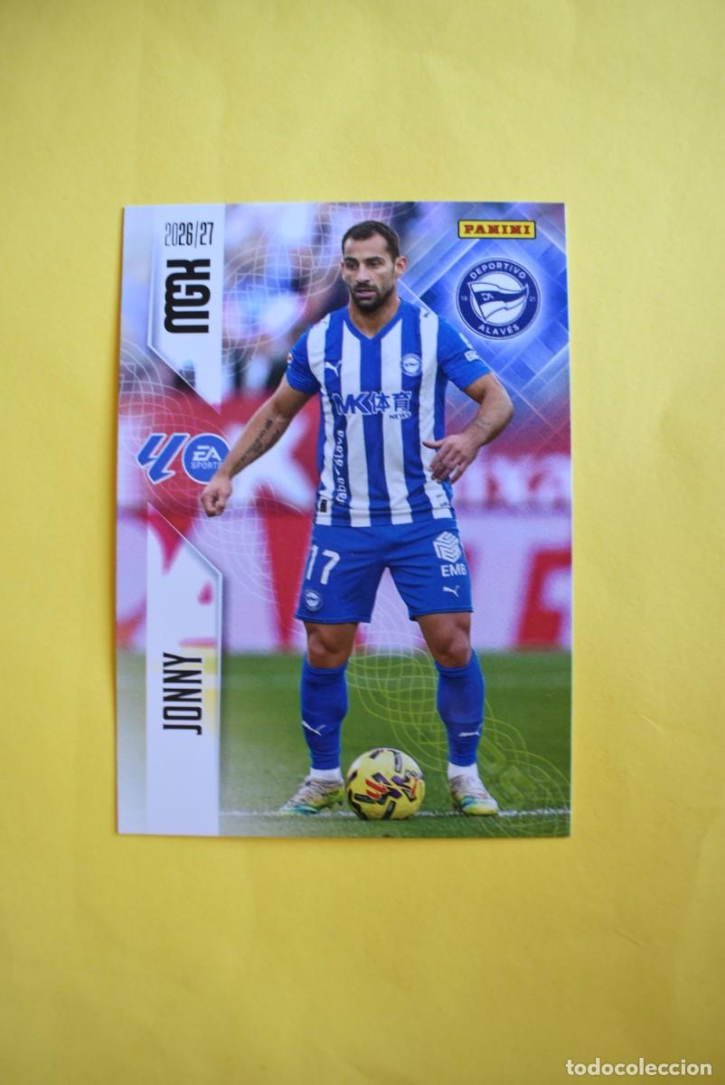 Fu&szlig;ball-Sticker: Cromo La Liga. Megacracks. 2026 2027. 26 27. Jonny. Alav&eacute;s. N. &ordm; 22. Panini