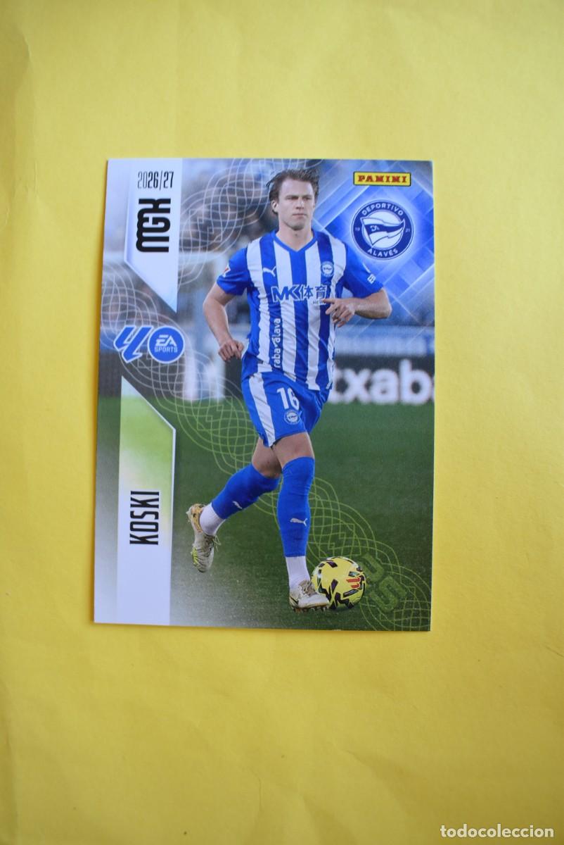 Football Stickers: Cromo La Liga. Megacracks. 2026 2027. 26 27. Koski. Alav&eacute;s. N. &ordm; 24. Panini
