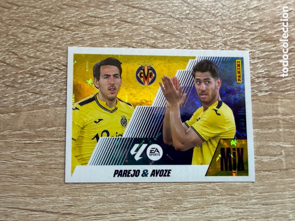 Football Stickers: 19 PAREJO & AYOZE MIX COLECCIONES ESTE LIGA 2025 2026 25 26 VILLARREAL CF