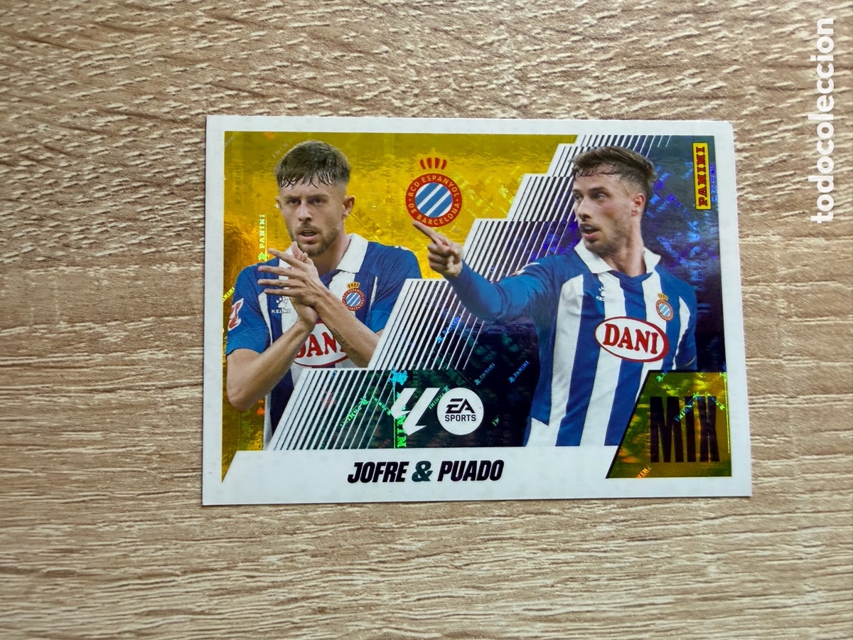 Football Stickers: 16 JOFRE & PUADO MIX COLECCIONES ESTE LIGA 2025 2026 25 26 RCD ESPANYOL