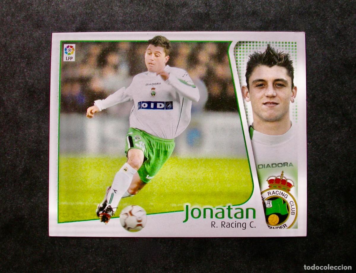 Football Stickers: JONATAN / RACING DE SANTANDER / EDICIONES ESTE LIGA 2004-2005 04-05 / NUNCA PEGADO