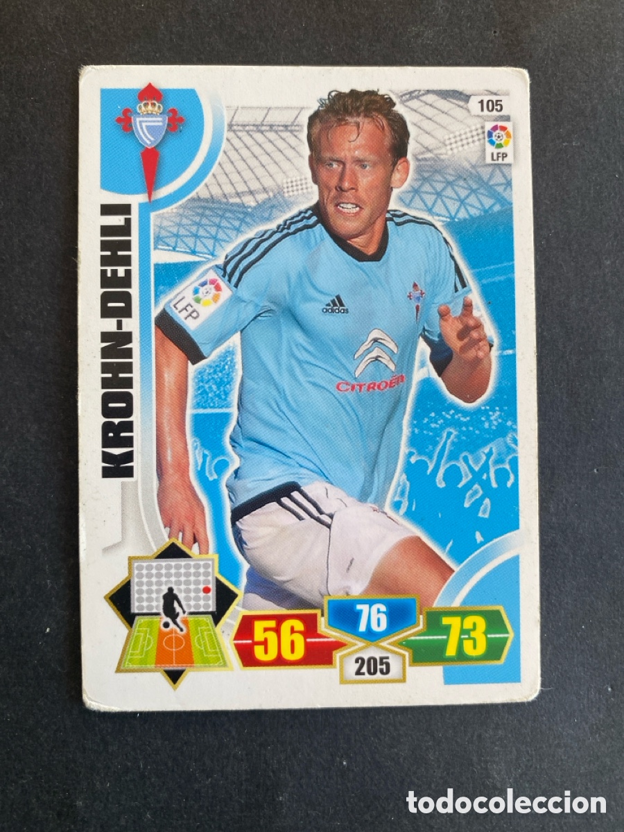 Cromos de f&uacute;tbol: Cromo Adrenalyn 13/14 Celta N* 105