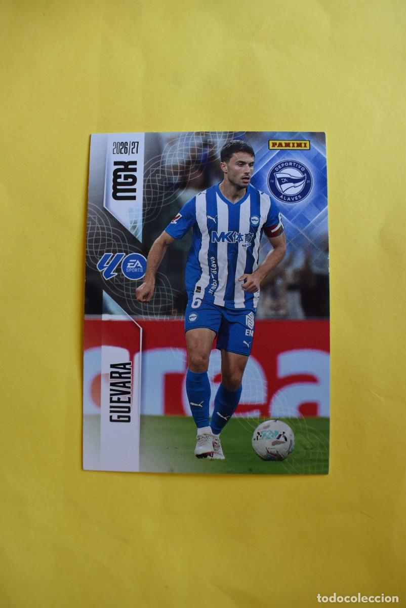 Cromos de f&uacute;tbol: Cromo La Liga. Megacracks. 2026 2027. 26 27. Guevara. Alav&eacute;s. N. &ordm; 29. Panini