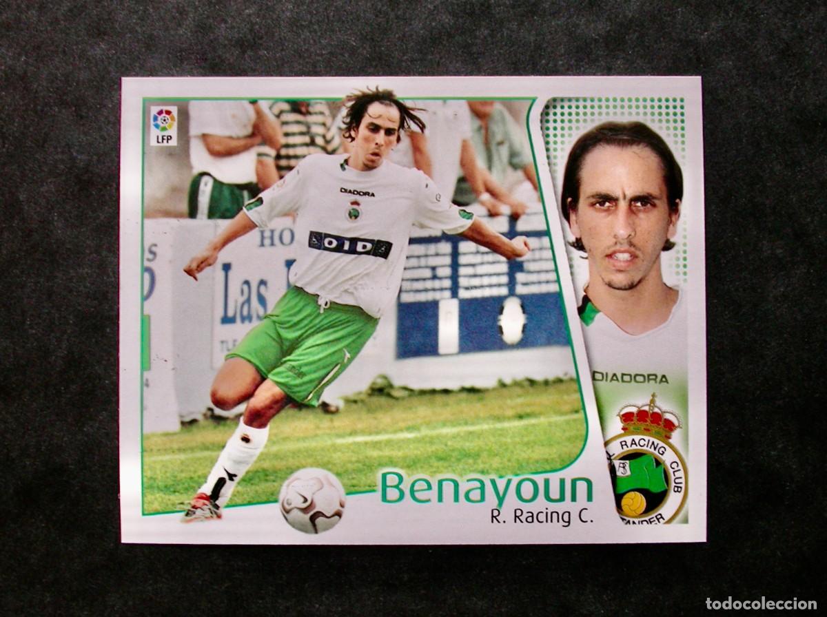 Cromos de f&uacute;tbol: BENAYOUN / RACING DE SANTANDER / EDICIONES ESTE LIGA 2004-2005 04-05 / NUNCA PEGADO
