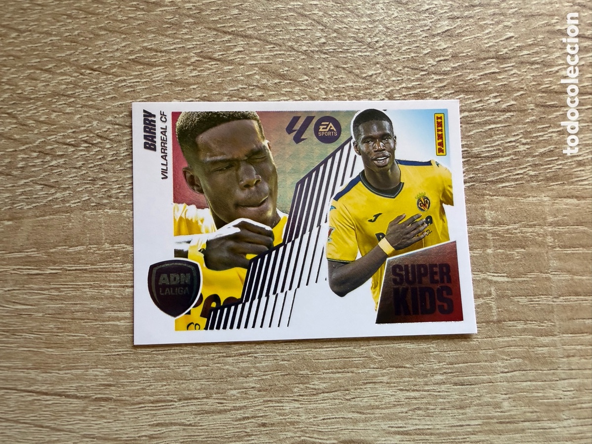 Cromos de f&uacute;tbol: 4 BARRY SUPER KIDS COLECCIONES ESTE LIGA 2025 2026 25 26 VILLARREAL CF