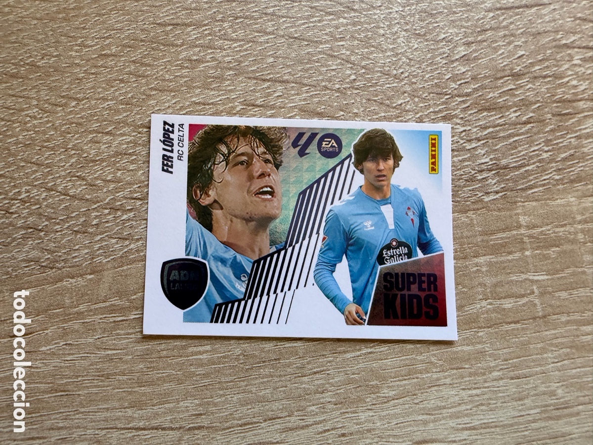 Cromos de f&uacute;tbol: 8 FER L&Oacute;PEZ SUPER KIDS COLECCIONES ESTE LIGA 2025 2026 25 26 RC CELTA
