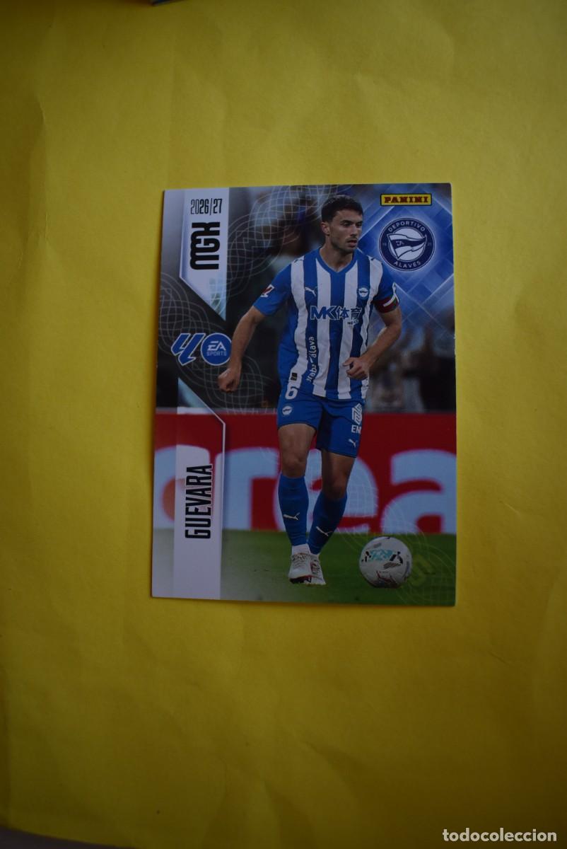 Cromos de f&uacute;tbol: Cromo La Liga. Megacracks. 2026 2027. 26 27. Guevara. Alav&eacute;s. N. &ordm; 29. Panini