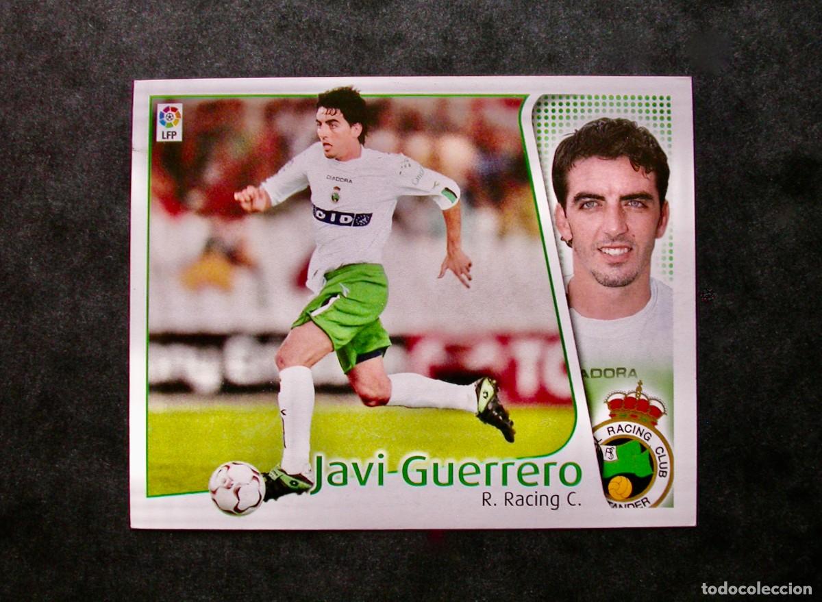 Cromos de f&uacute;tbol: JAVI GUERRERO / RACING DE SANTANDER / EDICIONES ESTE LIGA 2004-2005 04-05 / NUNCA PEGADO
