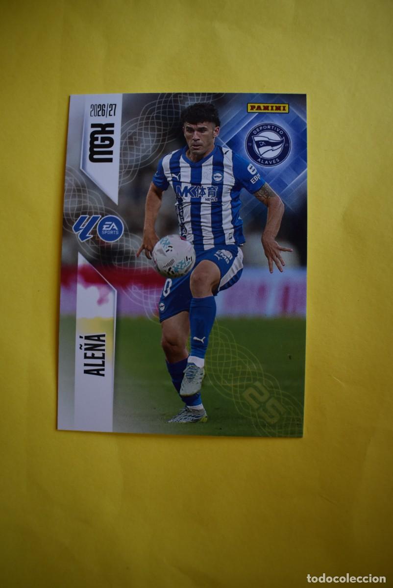 Cromos de f&uacute;tbol: Cromo La Liga. Megacracks. 2026 2027. 26 27. Ale&ntilde;&aacute;. Alav&eacute;s. N. &ordm; 30. Panini
