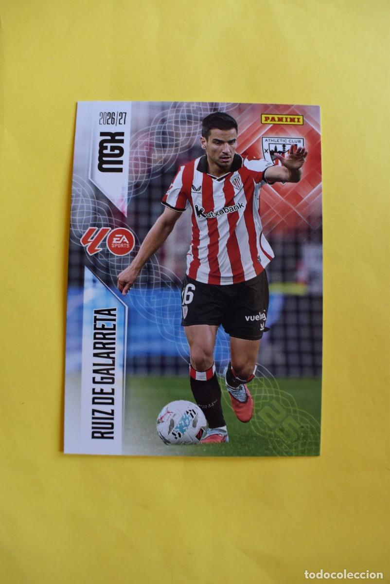 Cromos de Futebol: Cromo La Liga. Megacracks. 2026 2027. 26 27. Ruiz de Galarreta Athletic Club Bilbao. N. &ordm; 45. Panini