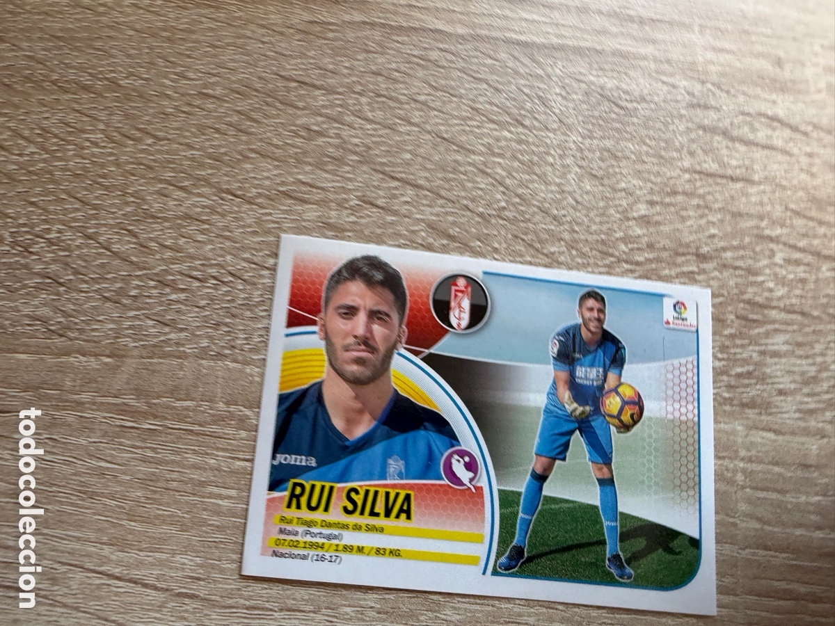 Cromos de Futebol: 11 RUI SILVA MERCADO DE INVIERNO ACTUALIZACI&Oacute;N COLECCIONES ESTE LIGA 2016 2017 16 17 GRANADA C.F.