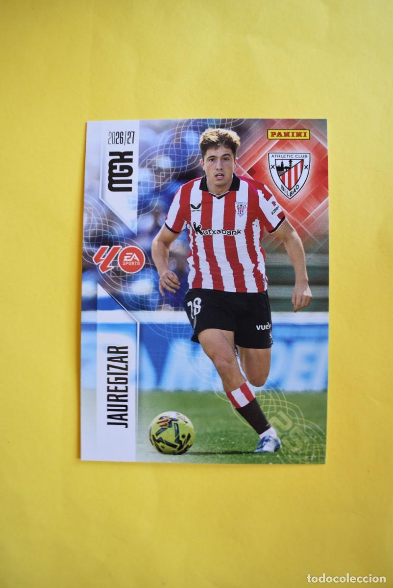Football Stickers: Cromo La Liga. Megacracks. 2026 2027. 26 27. Jaureguizar. Athletic Club Bilbao. N. &ordm; 46. Panini