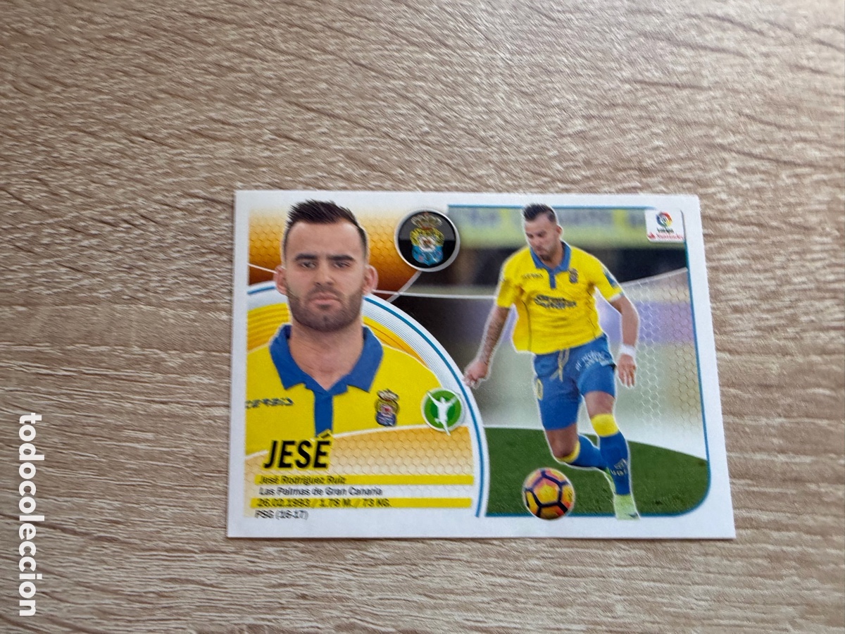 Football Stickers: 17 JES&Eacute; MERCADO DE INVIERNO ACTUALIZACI&Oacute;N COLECCIONES ESTE LIGA 2016 2017 16 17 U.D. LAS PALMAS