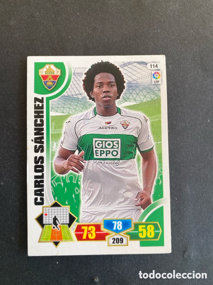 Cromos de f&uacute;tbol: Cromo Adrenalyn 13/14 Elche N* 114