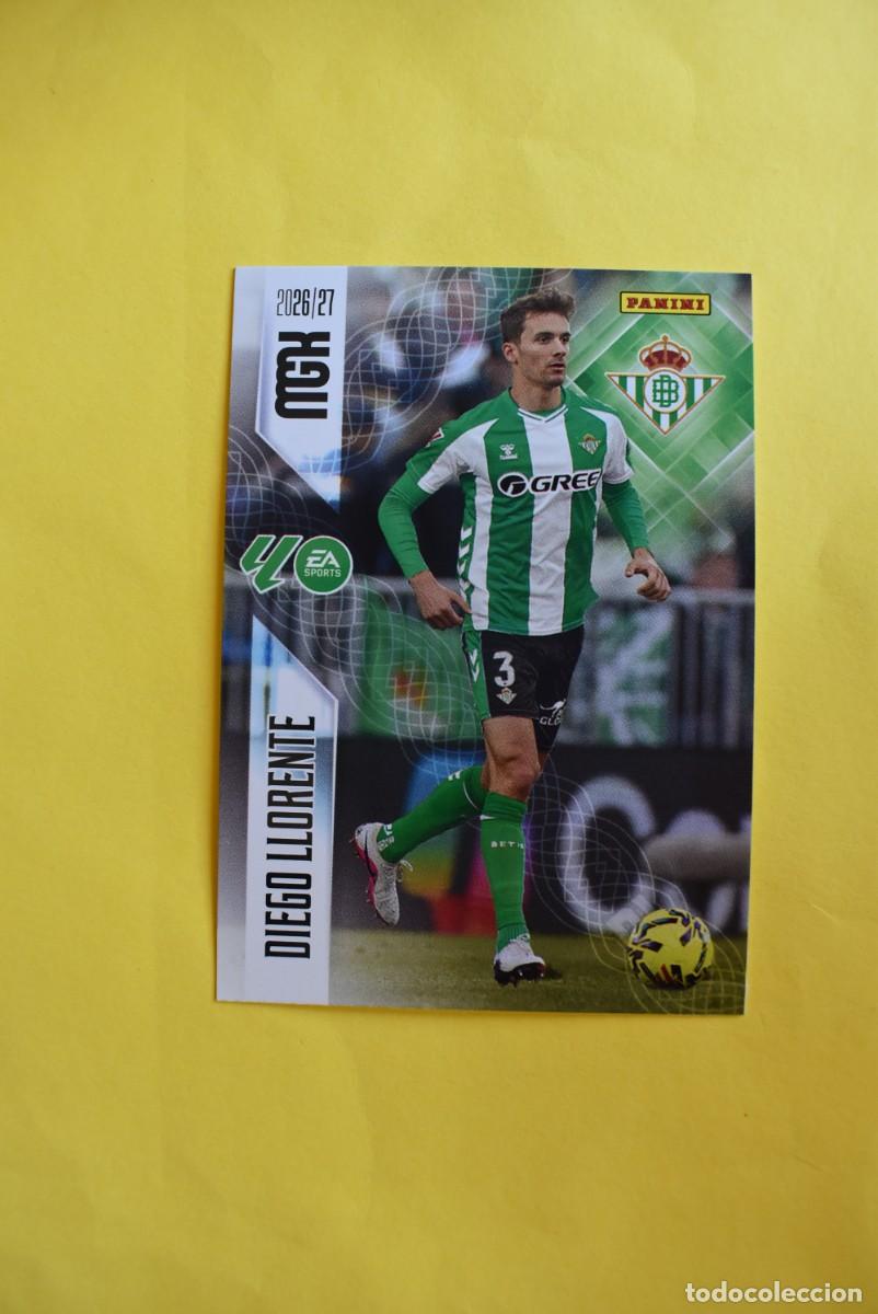 Cartes &agrave; collectionner de Football: Cromo La Liga. Megacracks. 2026 2027. 26 27. Diego Llorente. Betis. N. &ordm; 96. Panini