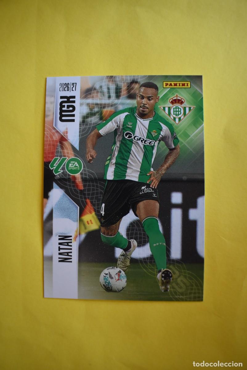 Fu&szlig;ball-Sticker: Cromo La Liga. Megacracks. 2026 2027. 26 27. Natan. Betis. N. &ordm; 97. Panini