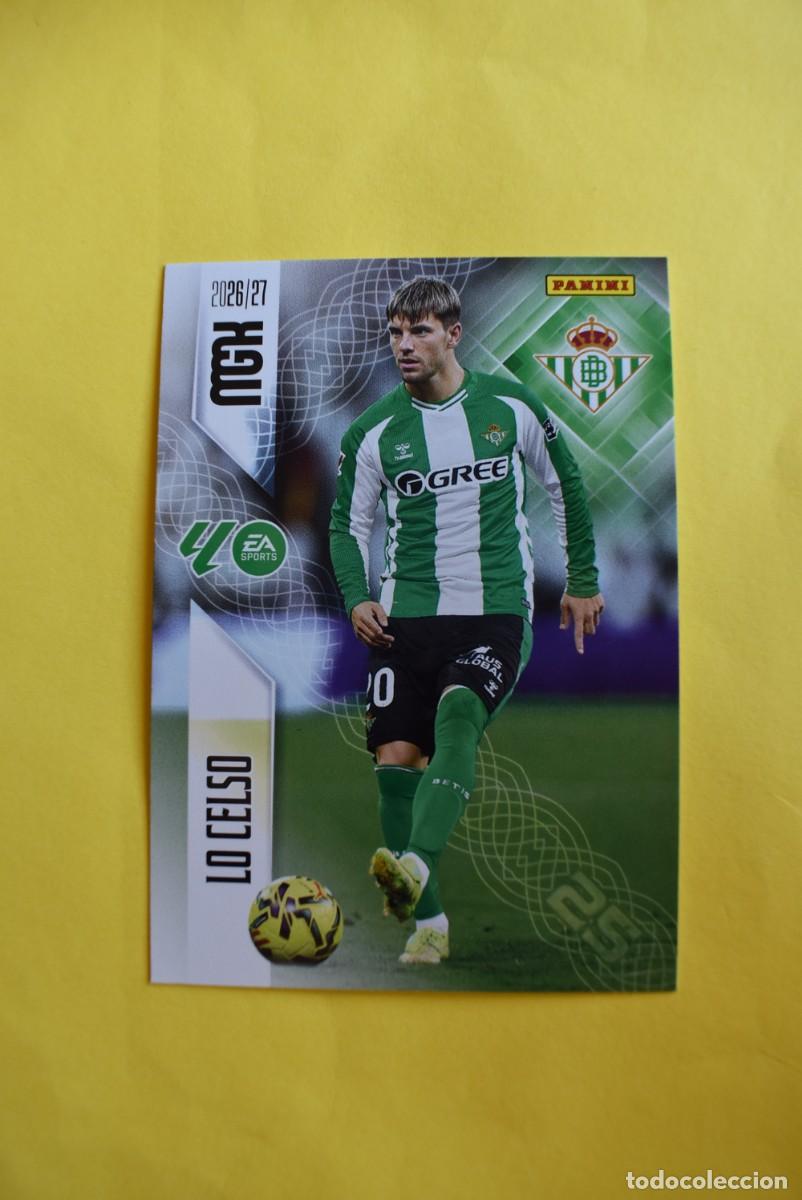 Cromos de f&uacute;tbol: Cromo La Liga. Megacracks. 2026 2027. 26 27. Lo Celso. Betis. N. &ordm; 103. Panini