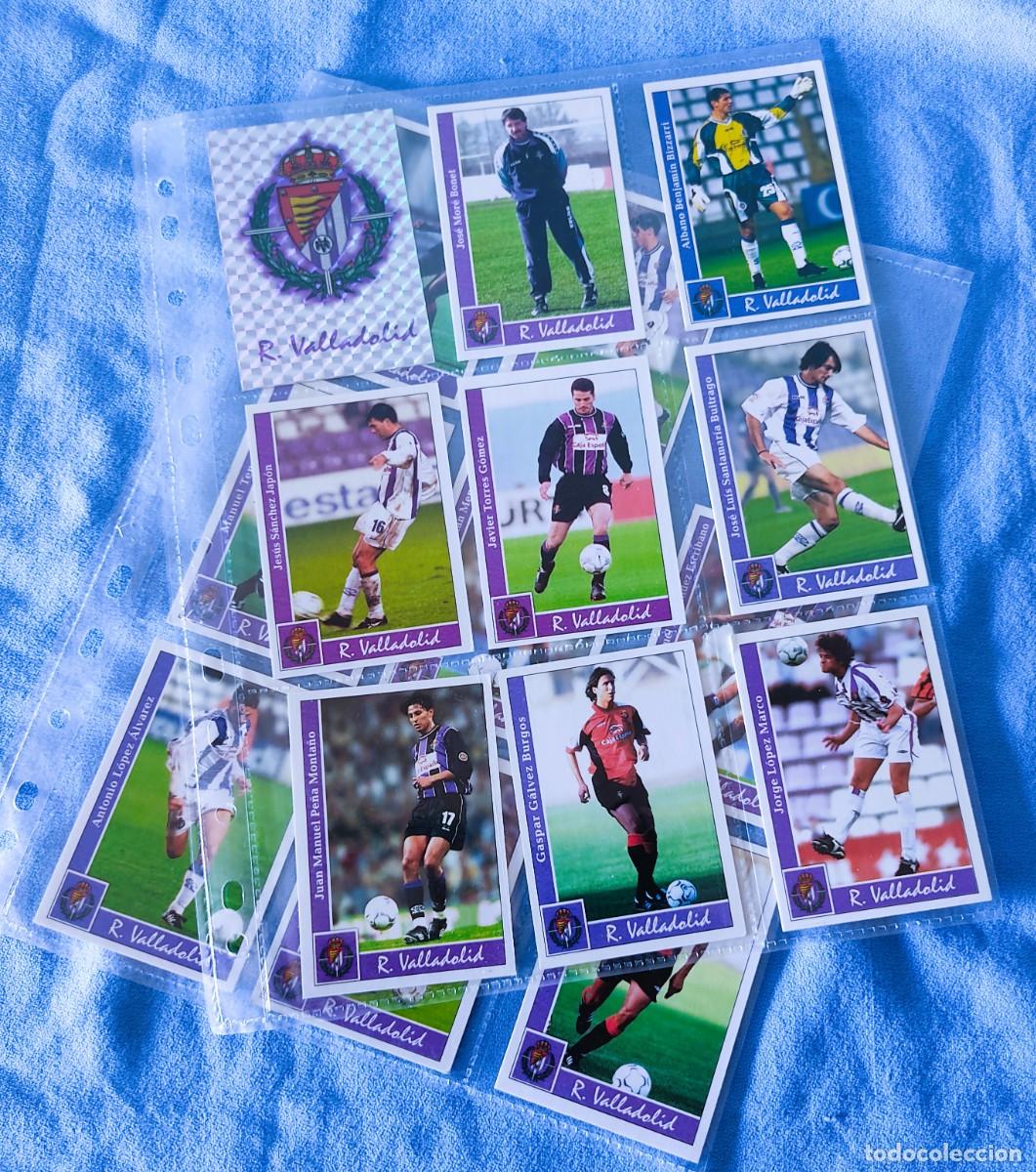 Cromos de Futebol: LOTE DE CROMOS DE FUTBOL LIGA 2002 MUNDICROMO DEL VALLADOLID