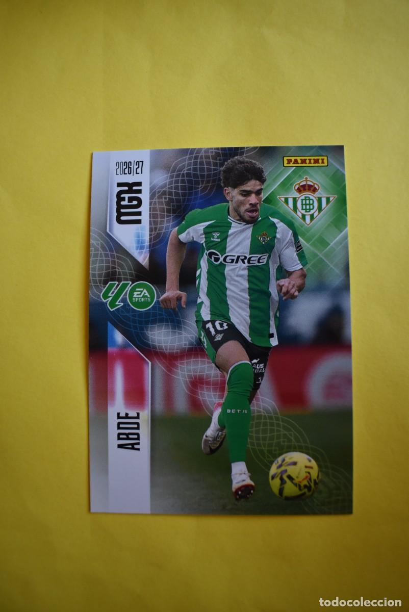 Football Stickers: Cromo La Liga. Megacracks. 2026 2027. 26 27. Abde. Betis. N. &ordm; 108. Panini