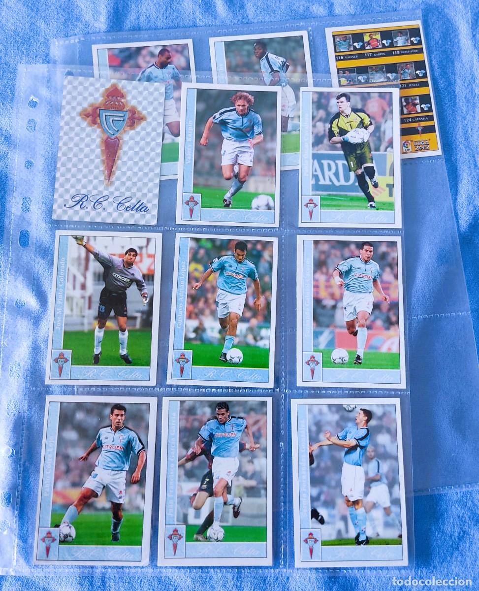 Football Stickers: LOTE DE CROMOS DE FUTBOL LIGA 2002 MUNDICROMO DEL CELTA