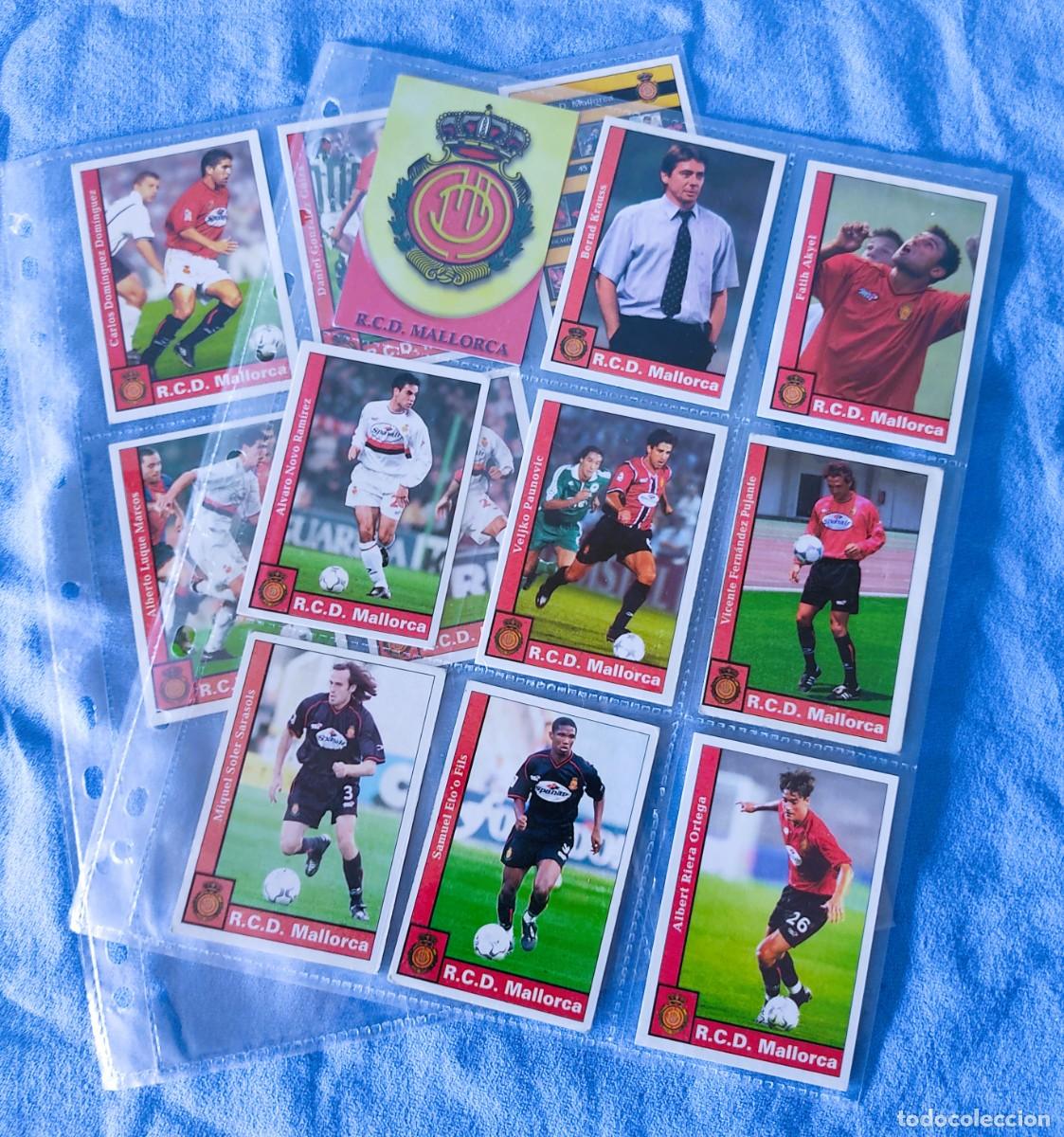 Football Stickers: LOTE DE CROMOS DE FUTBOL LIGA 2002 MUNDICROMO DEL MALLORCA