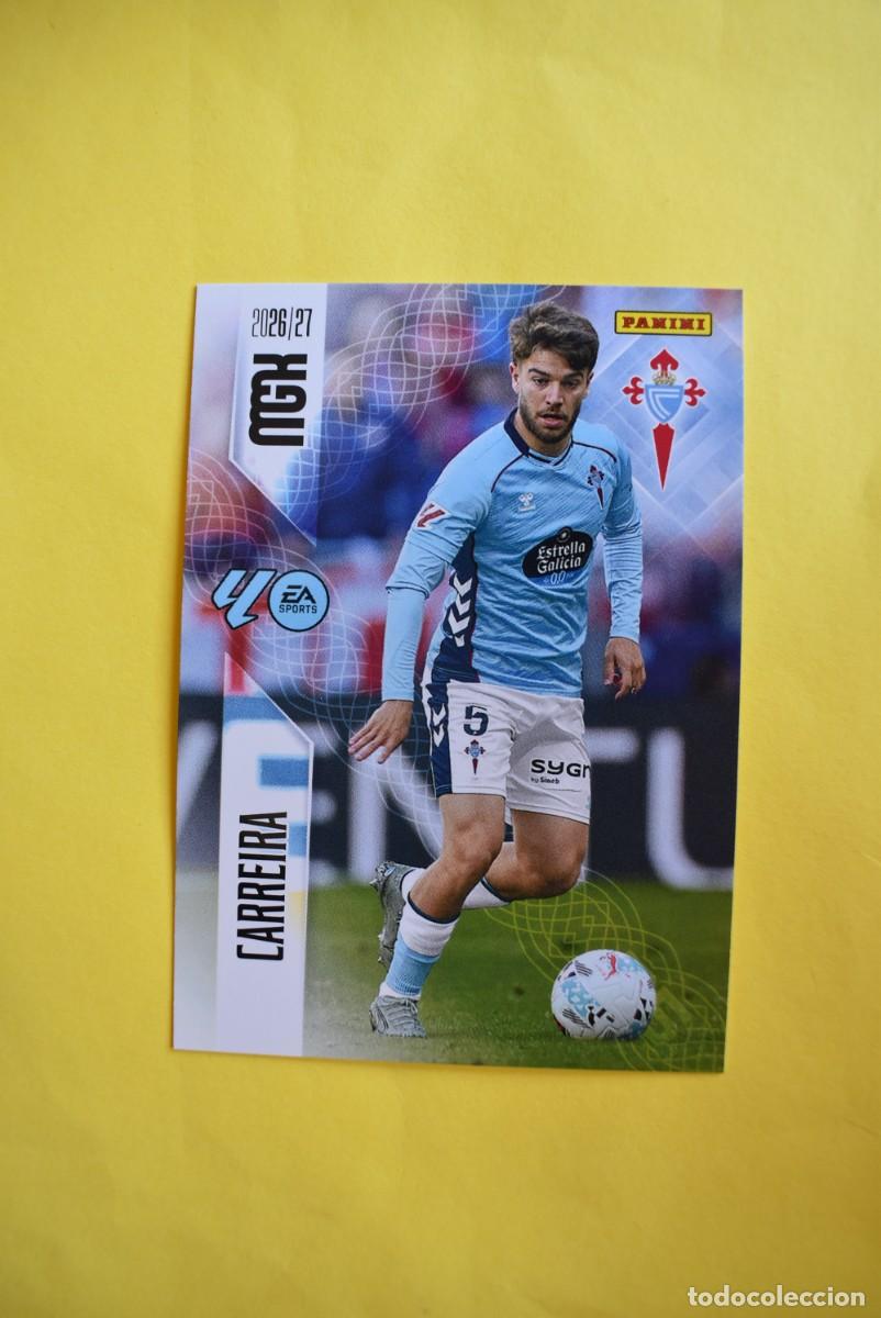 Football Stickers: Cromo La Liga. Megacracks. 2026 2027. 26 27. Carreira. Celta de Vigo. N. &ordm; 117. Panini