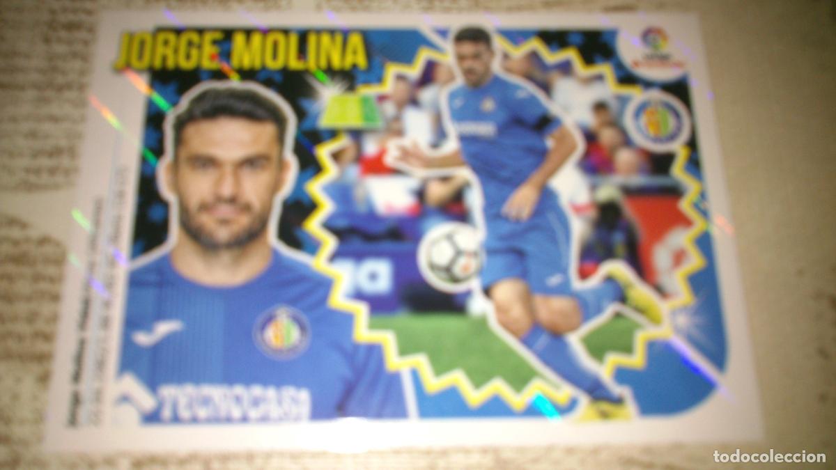 Football Stickers: TEMPORADA 2018 2019 18 19 GETAFE N&ordm; 15 JORGE MOLINA BRILLANTE NUEVO SIN PEGAR