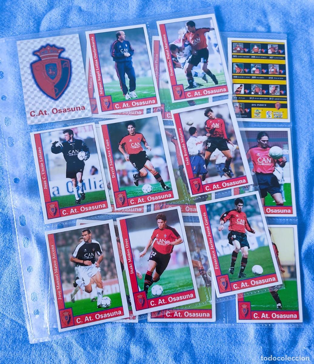 Cromos de f&uacute;tbol: LOTE DE CROMOS DE FUTBOL LIGA 2002 MUNDICROMO DEL OSASUNA