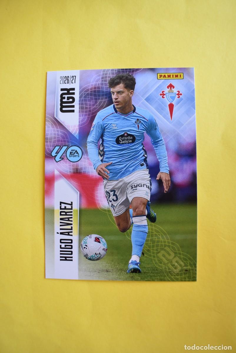 Cromos de f&uacute;tbol: Cromo La Liga. Megacracks. 2026 2027. 26 27. Hugo &Aacute;lvarez. Celta de Vigo. N. &ordm; 120. Panini