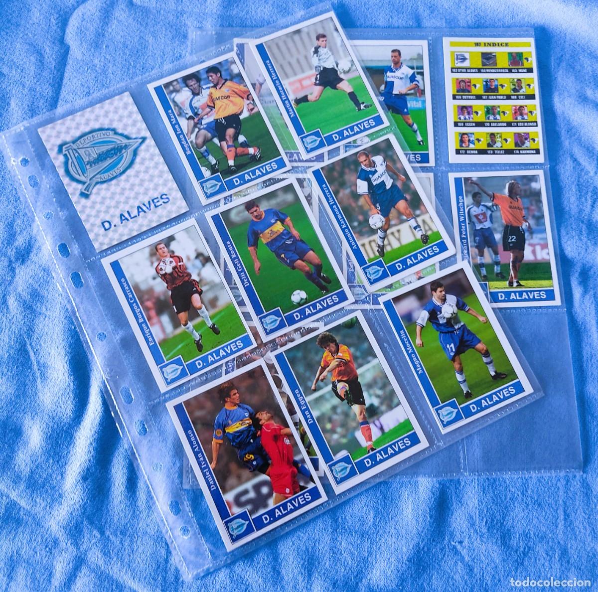 Cromos de f&uacute;tbol: LOTE DE CROMOS DE FUTBOL LIGA 2002 MUNDICROMO DEL ALAVES