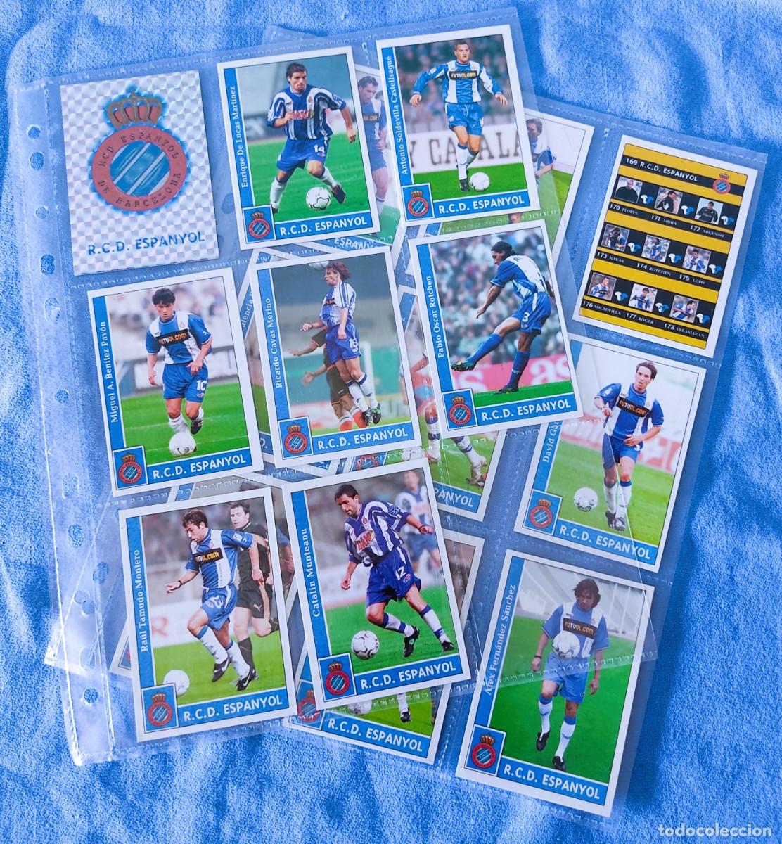 Fu&szlig;ball-Sticker: LOTE DE CROMOS DE FUTBOL LIGA 2002 MUNDICROMO DEL ESPA&Ntilde;OL