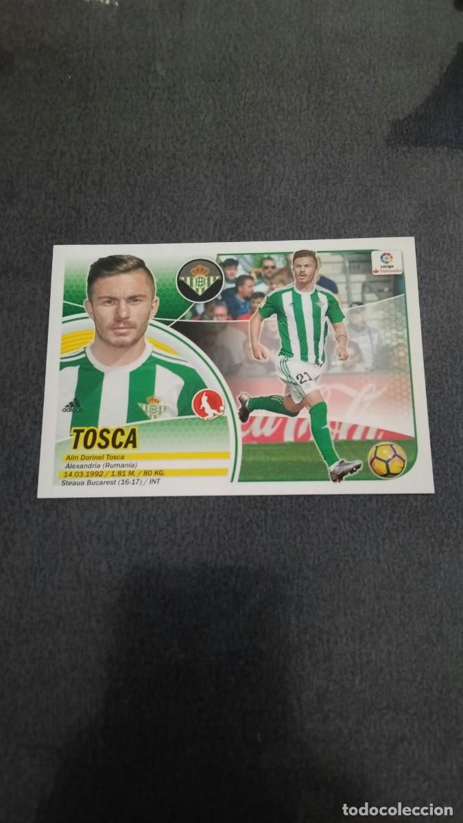 Cromos de f&uacute;tbol: Tosca 4 Betis Liga Este Mercado de invierno 2016 2017