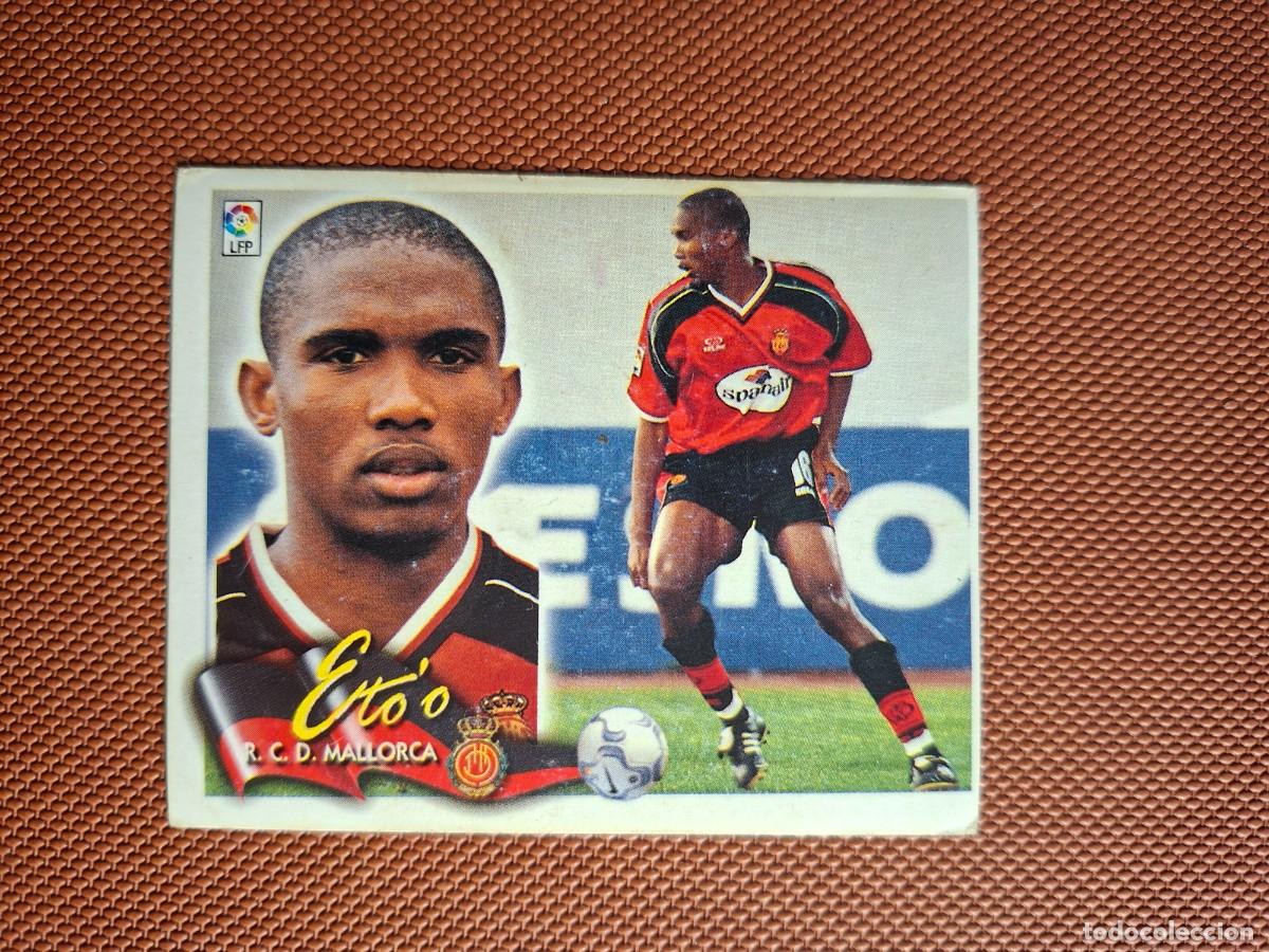 Cromos de f&uacute;tbol: ETO&acute;O ETOO MALLORCA LIGA ESTE 00 01 2000 2001 SIN PEGAR NUNCA ROOKIE LEER DESCRIPCION