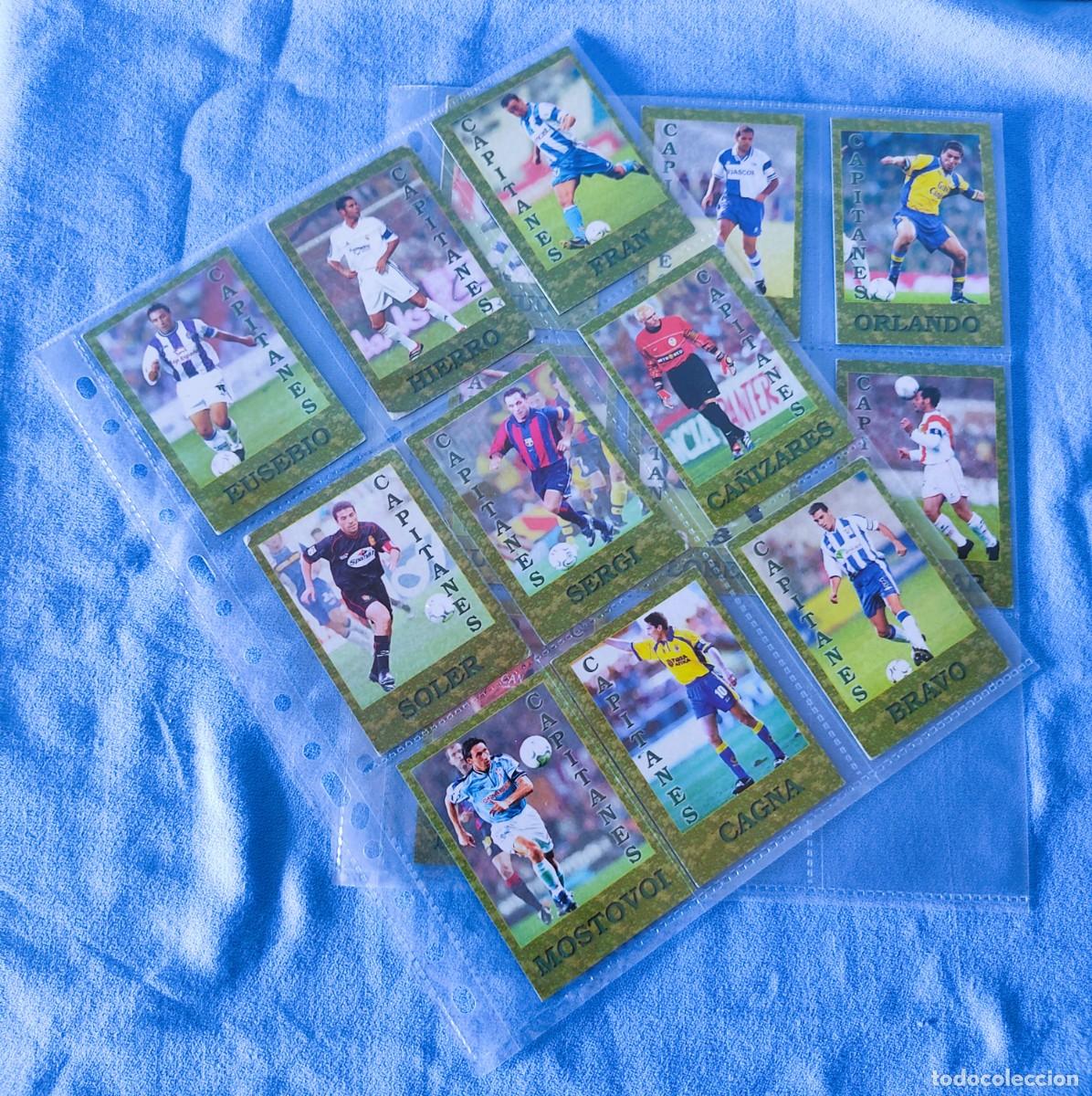 Cromos de f&uacute;tbol: LOTE DE CROMOS DE FUTBOL MUNDICROMO CAPITANES 2002