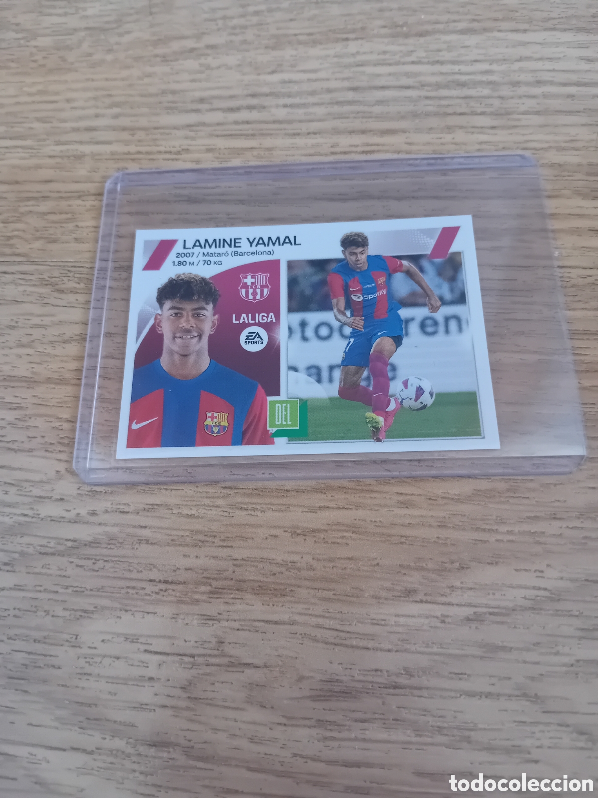 Cromos de f&uacute;tbol: Lamine Yamal Rookie 19 bis Coloca Barcelona 23 24 2023 2024 Este Panini Nuevo