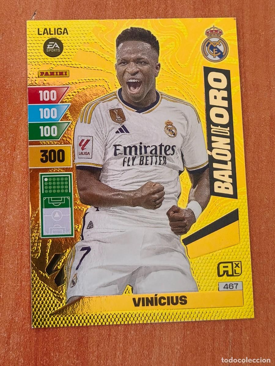 Cromos de f&uacute;tbol: adrenalyn 2023 24 balon oro vinicius