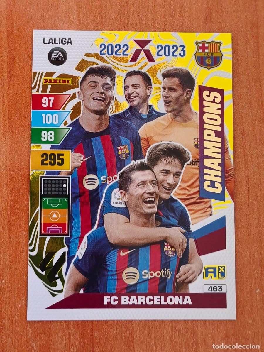 Football Stickers: adrenalyn 2023 24 barcelona champions