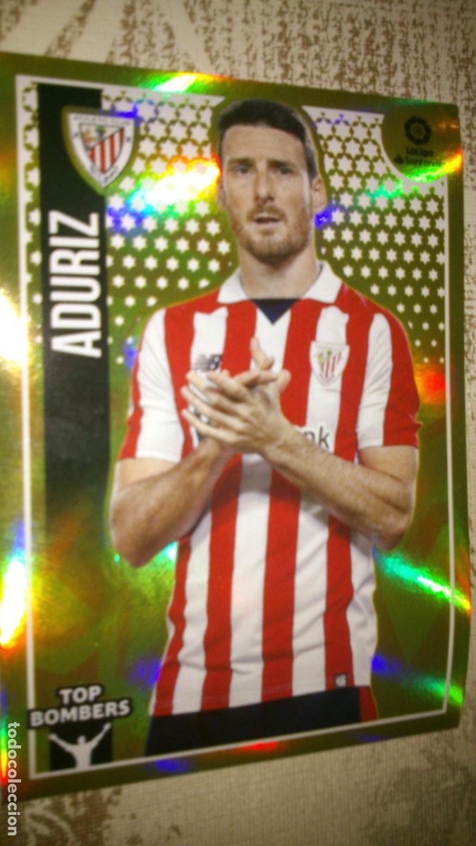 Cromos de f&uacute;tbol: TEMPORADA 2018 2019 18 19 TOP BOMBERS N&ordm; 1 ADURIZ ATHLETIC DE BILBAO NUEVO SIN PEGAR