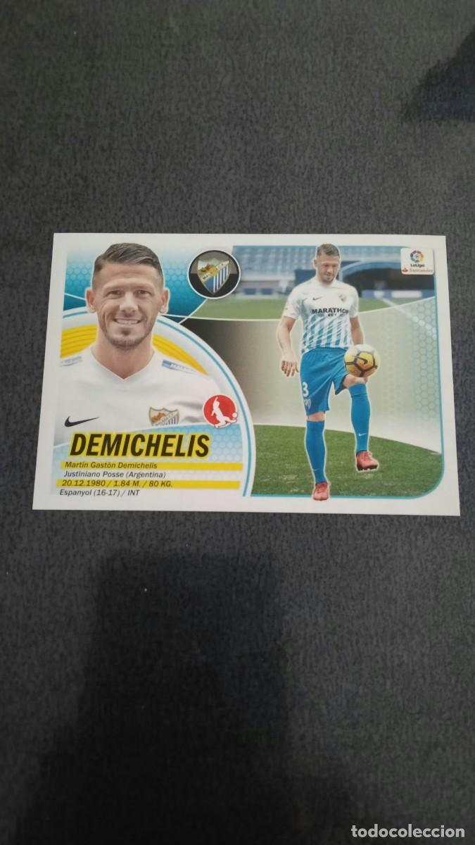 Cromos de f&uacute;tbol: Demichelis 25 Malaga Liga Este Mercado de Invierno 2016 2017